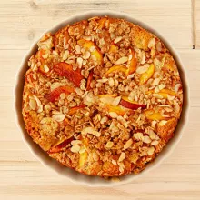 Peach-Almond Coffee Cake