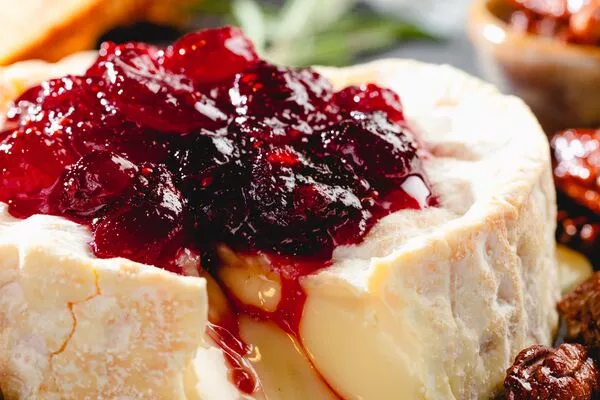 Baked Brie with Cranberry Sauce - Downshiftology