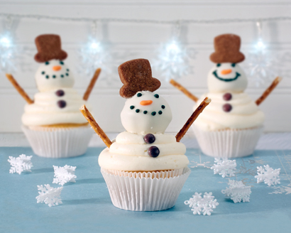 Snowman Muffin Tin 