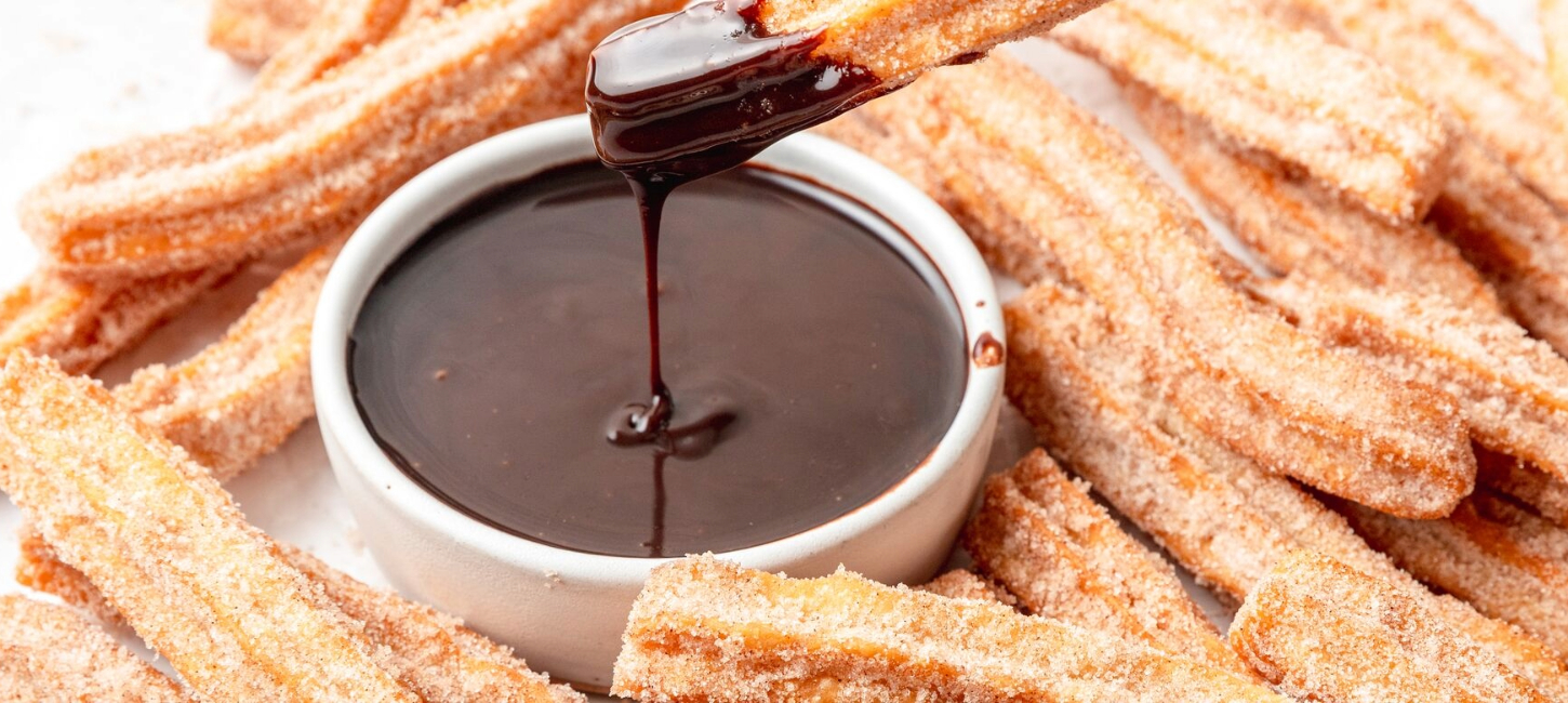 churros recipe made with c&h light brown sugar