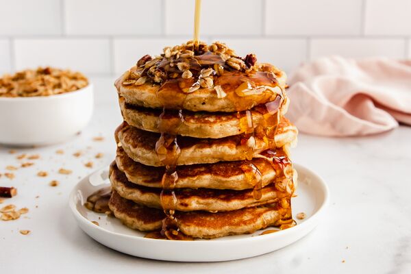 Brown Sugar Oatmeal Pancakes 