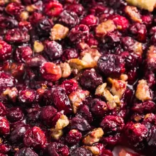 cranberry galette baked with c&h powdered sugar, organic raw cane sugar and light brown sugar