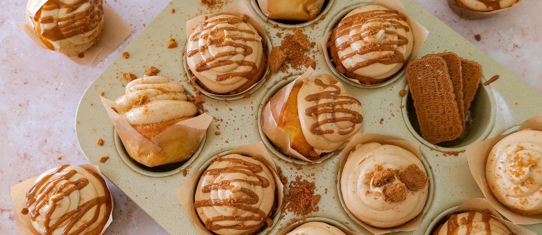 Cookie Butter Cupcakes