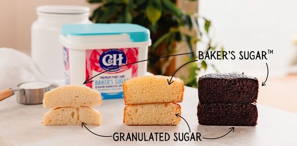 C&H® Baker's Sugar™ vs Regular Granulated Sugar for Baking