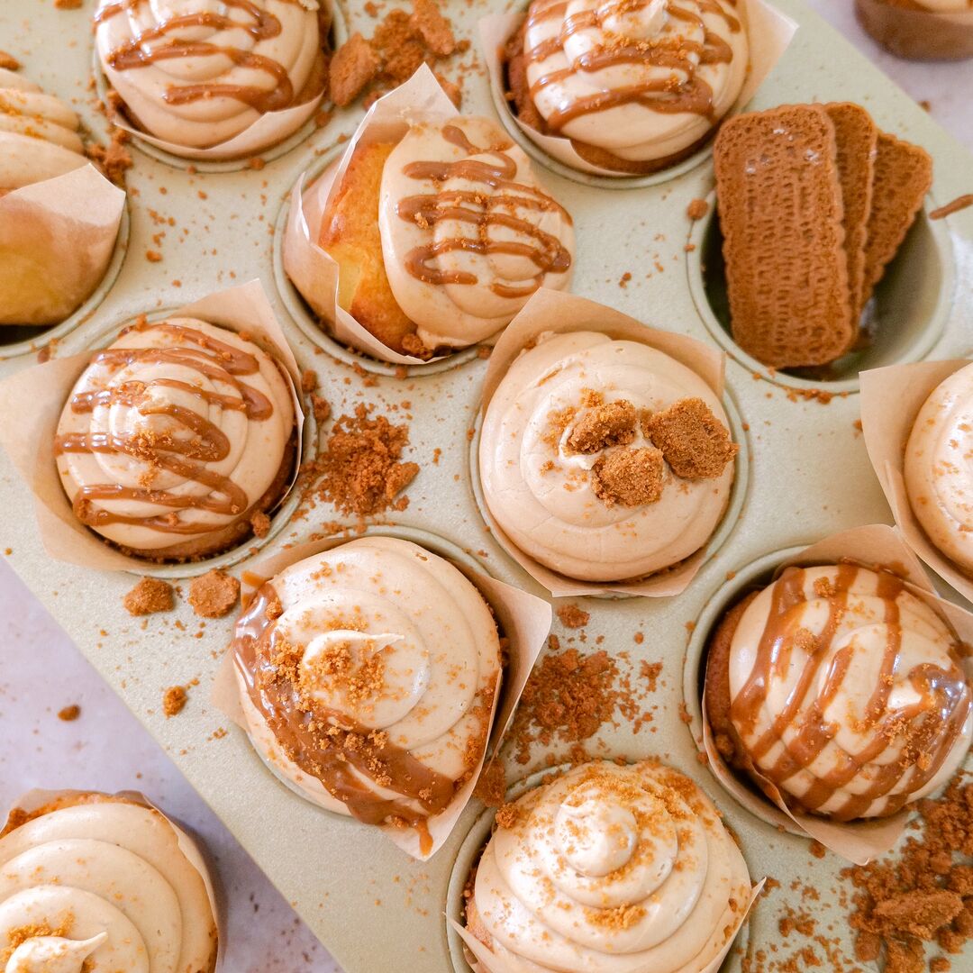 Cookie Butter Cupcakes